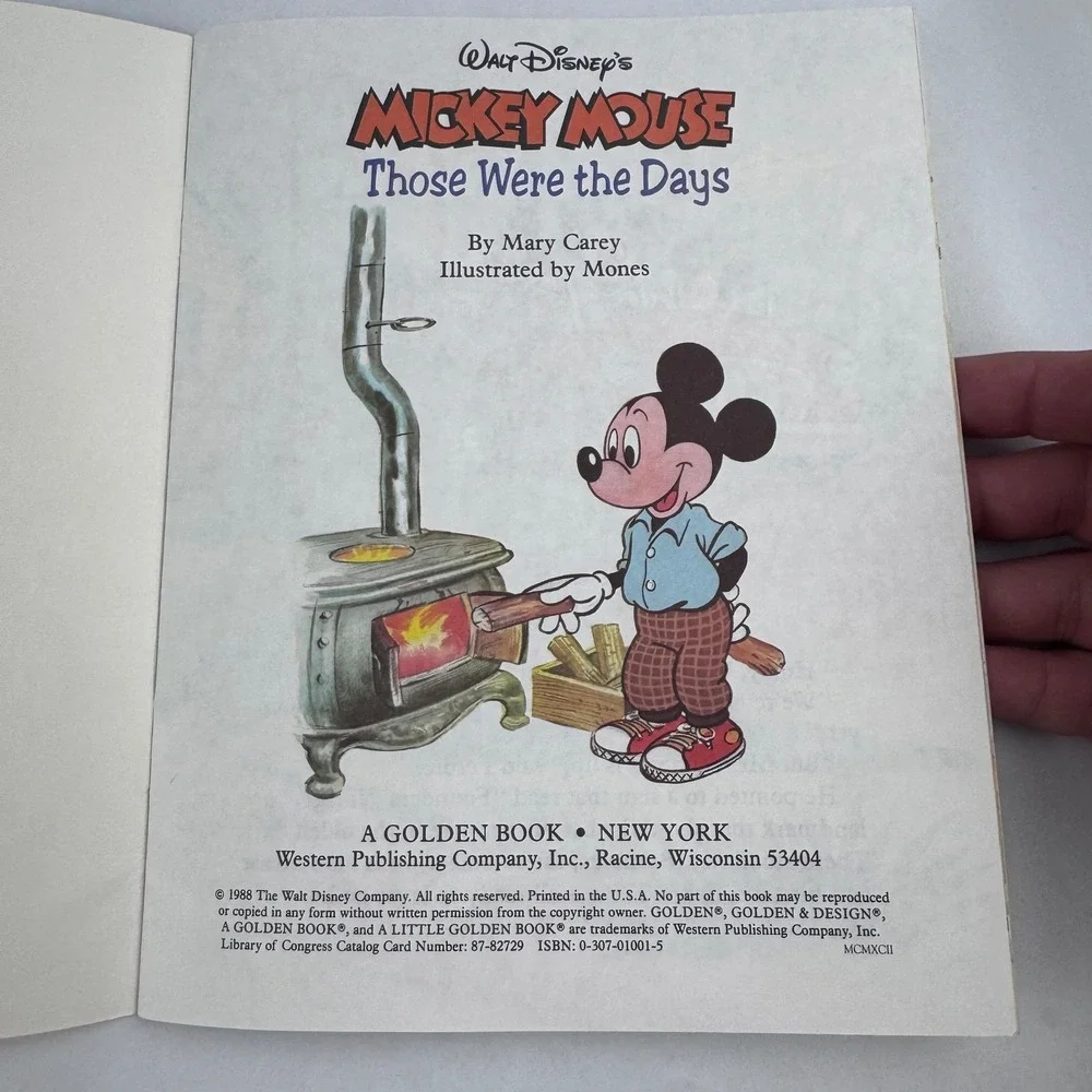 Disney Mickey Mouse Lot of 7 Paperback Books A Golden Book
